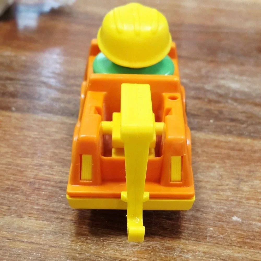 Vintage Fisher Price Little People Construction Backhoe Excavator Worker Figure
